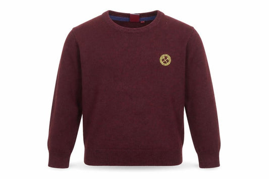 West Ham United Boys Red Pullover Jumper 7-8 Years