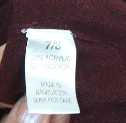 West Ham United Boys Red Pullover Jumper 7-8 Years