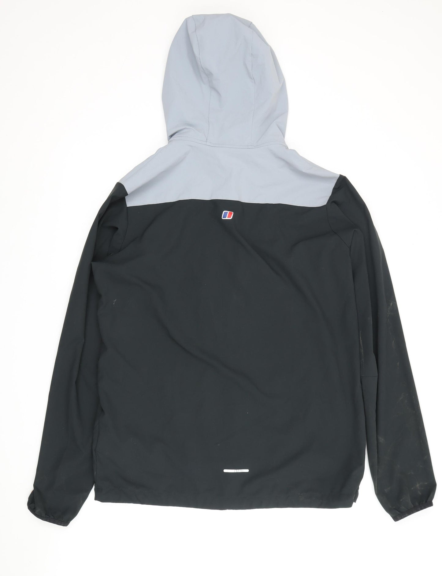 Berghaus Men's M Black Grey Full Zip Waterproof Hoodie