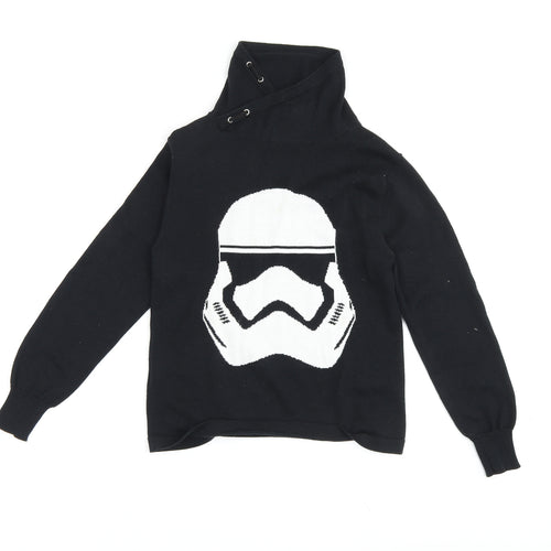 Star Wars Boys' Black Stormtrooper Jumper 9-10 Years