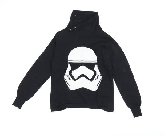 Star Wars Boys' Black Stormtrooper Jumper 9-10 Years
