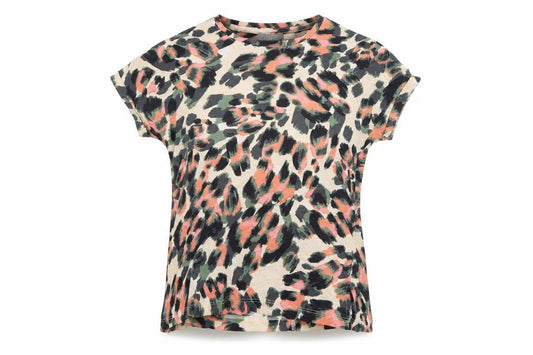 Front view of Principles Women's Multicoloured Animal Print T-Shirt, size 10