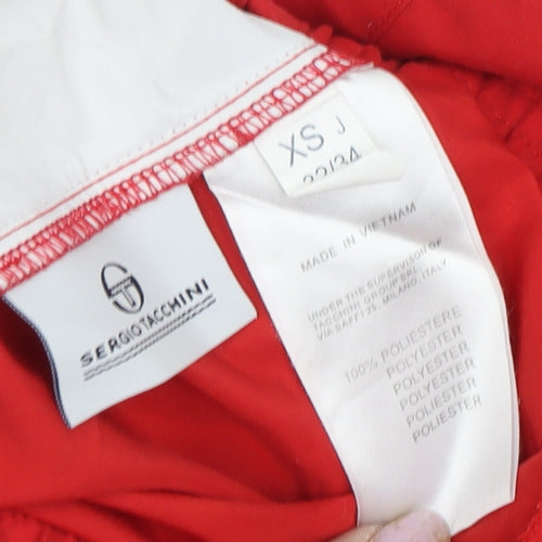 Sergio Tacchini Boys' Red Athletic Shorts XS