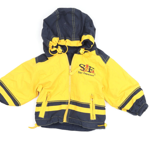Chenernal Unisex Yellow Puffer Jacket 0-3 Months