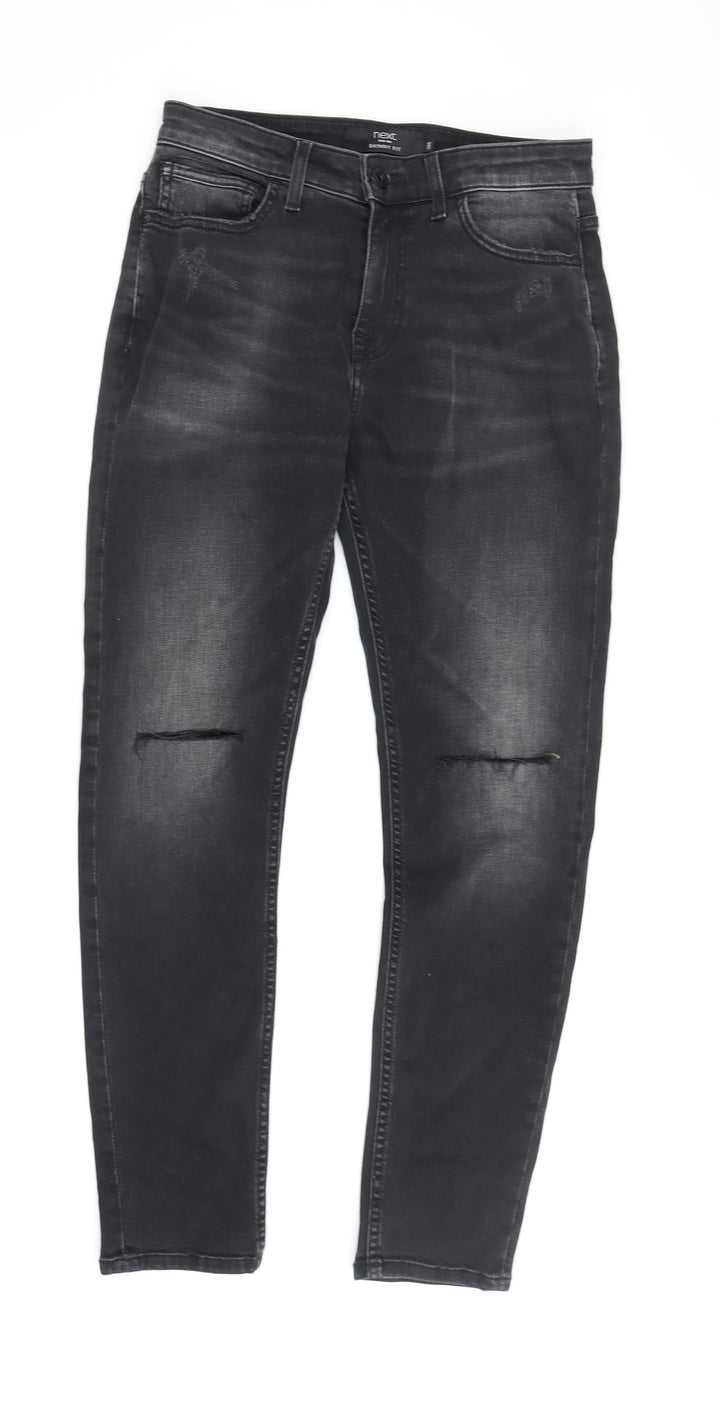 Next Men's Black Skinny Jeans Size 28S