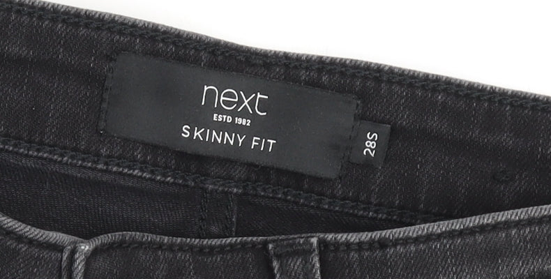 Next Men's Black Skinny Jeans Size 28S