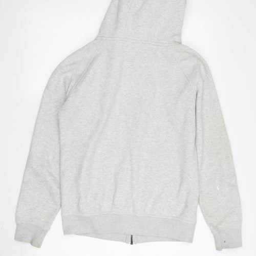 Adidas Grey Unisex Hoodie, Size 12, Full Zip, Casual