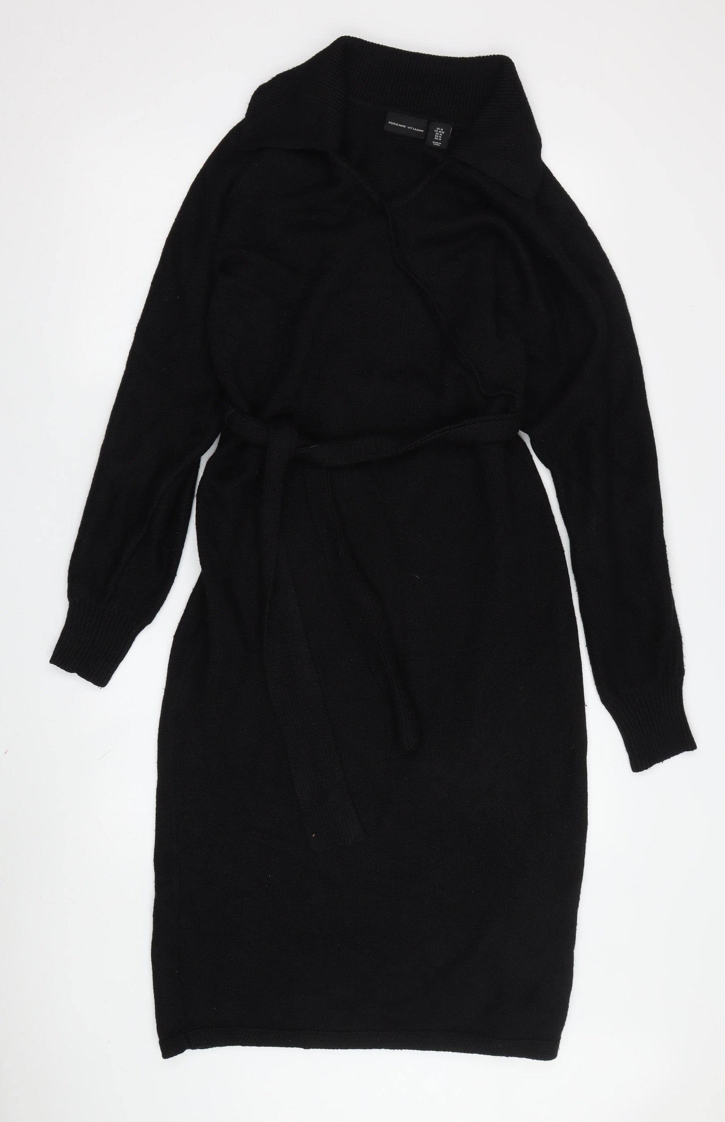 Adrienne Vittadini Women's Black Jumper Dress M