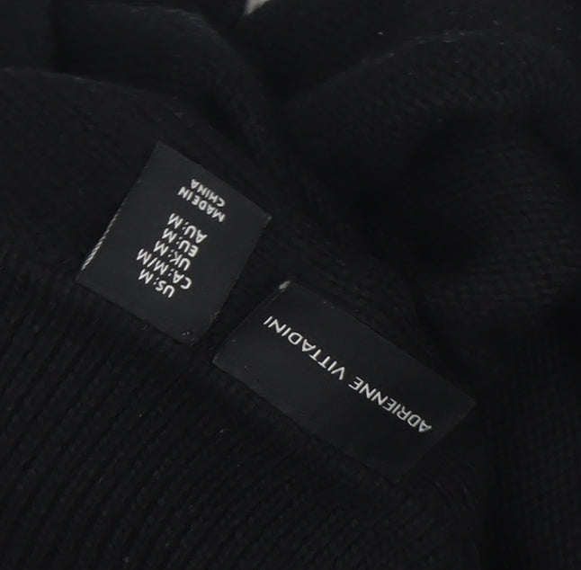 Adrienne Vittadini Women's Black Jumper Dress M