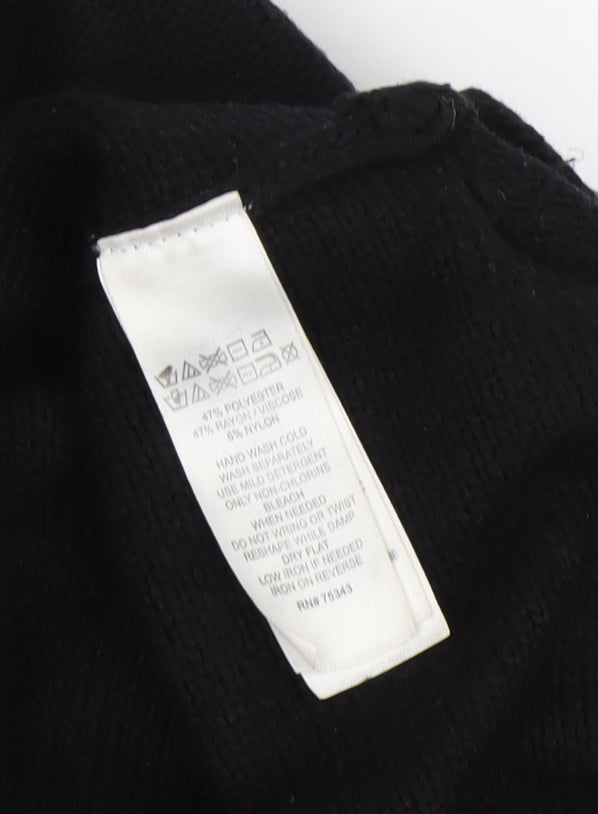 Adrienne Vittadini Women's Black Jumper Dress M