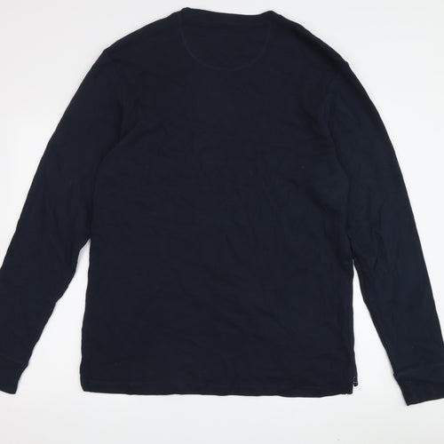 Jack Wills Men's Blue XL Long Sleeve T-Shirt