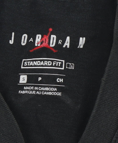 Jordan Men's Black Graphic T-Shirt S