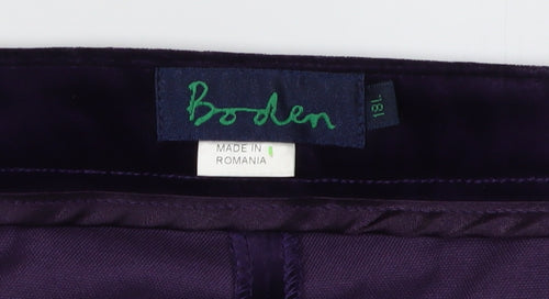 Boden Women's Purple Classic Trousers Size 18