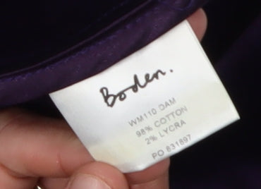 Boden Women's Purple Classic Trousers Size 18