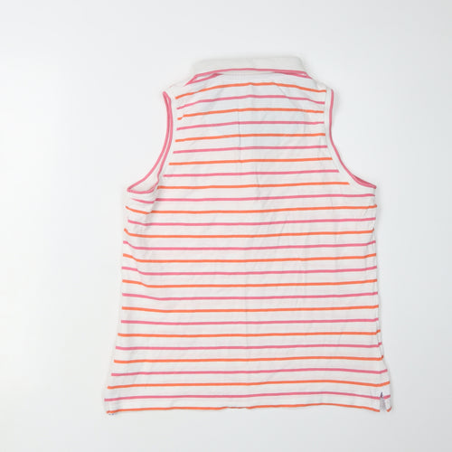 Crew Clothing Women's Multicoloured Polo Shirt, Size 12