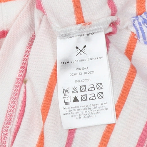 Crew Clothing Women's Multicoloured Polo Shirt, Size 12
