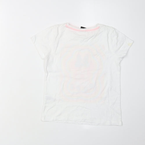 Disney Minnie Mouse Girls' White T-Shirt 6-7 Years