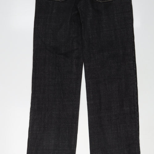 Debenhams Boys Black Straight Jeans Age 15 Regular Fit