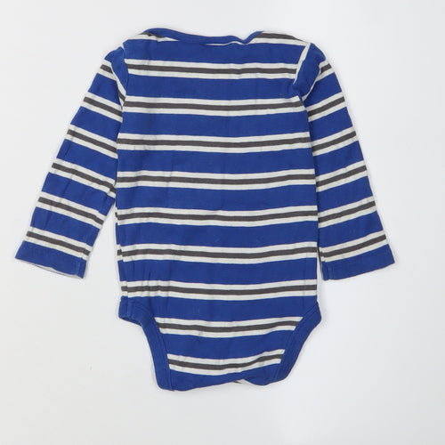 Boden Unisex Blue Harry Potter 6-9M Striped Babygrow