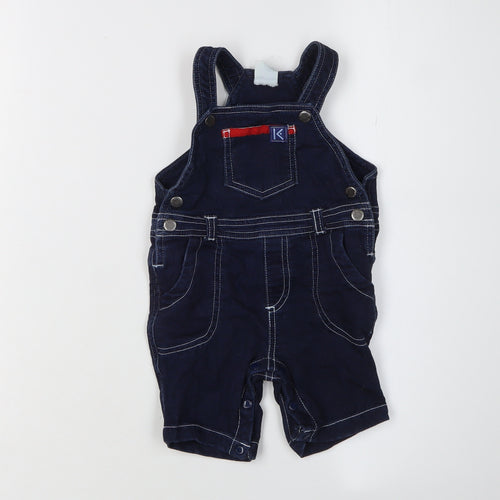 Korango Unisex Baby Blue Dungaree 6-9 Months