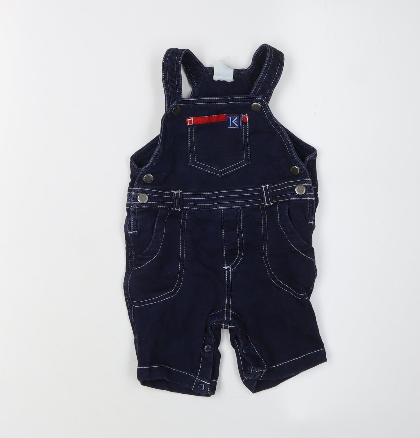 Korango Unisex Baby Blue Dungaree 6-9 Months
