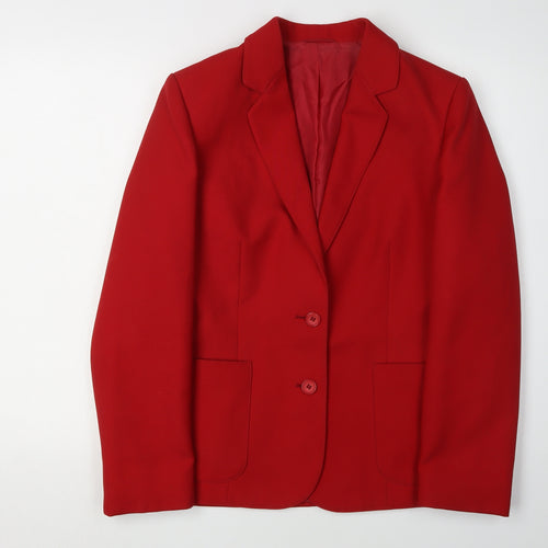 St Michael Women's Red Blazer, Size 14