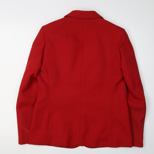 St Michael Women's Red Blazer, Size 14