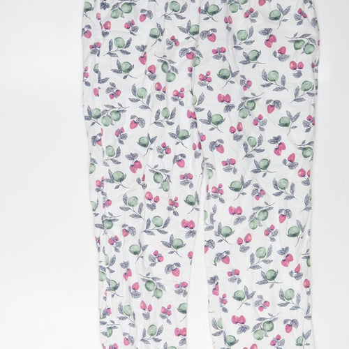 FatFace Women's Multicoloured Floral Lounge Pants Size 8