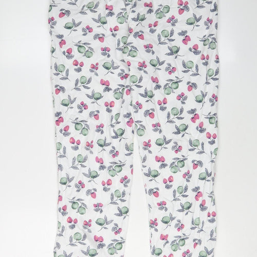 FatFace Women's Multicoloured Floral Lounge Pants Size 8