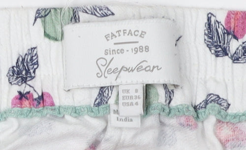FatFace Women's Multicoloured Floral Lounge Pants Size 8
