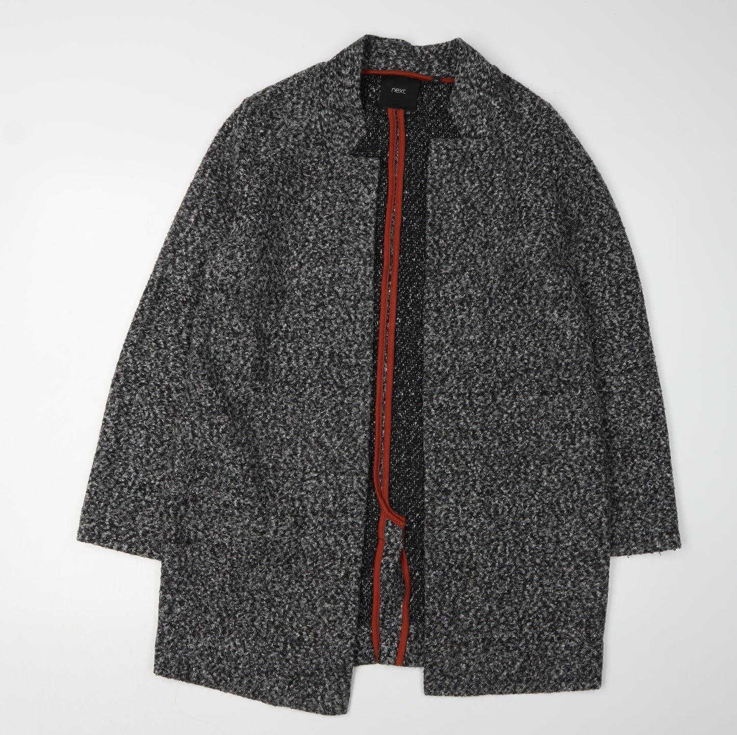 Next Women's Black Cardigan Size 12 Collared Knit