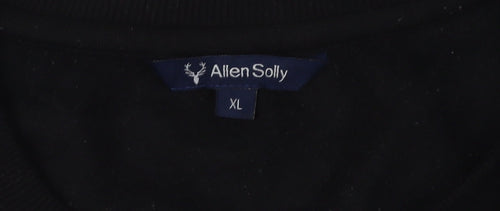 Allen Solly Black Unisex Sweatshirt XL Casual Pullover