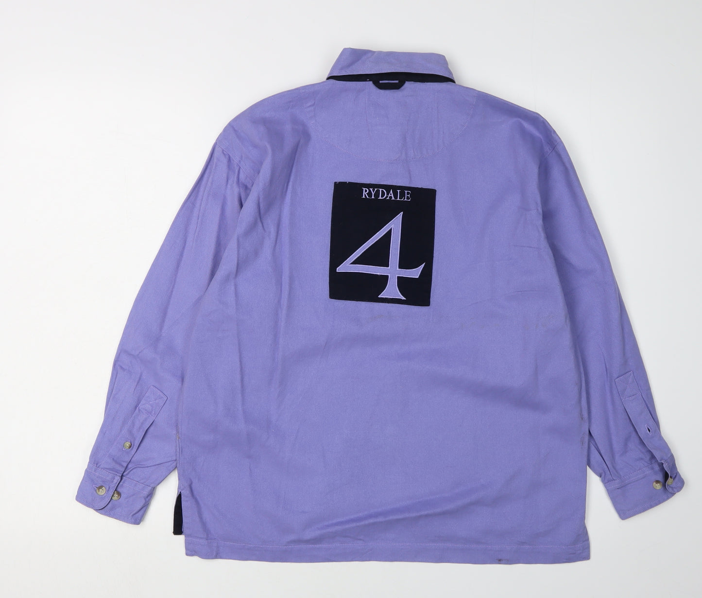 Rydale Boys Purple Long Sleeve Collared Shirt, Size 13