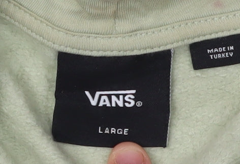 Vans Men’s Green Pullover Hoodie Large