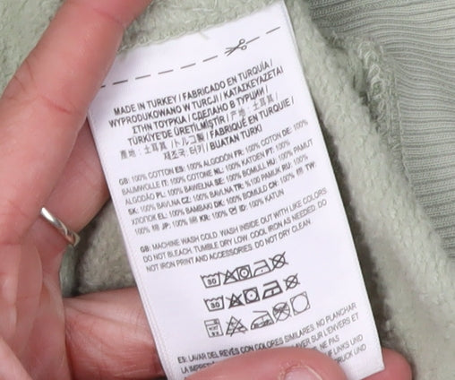 Vans Men’s Green Pullover Hoodie Large