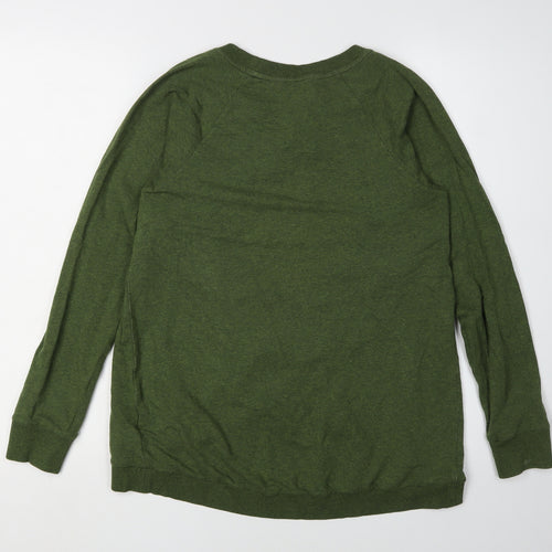 Seraphine Women's Green XS Knit Sweatshirt