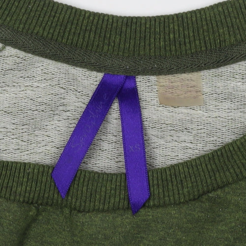 Seraphine Women's Green XS Knit Sweatshirt
