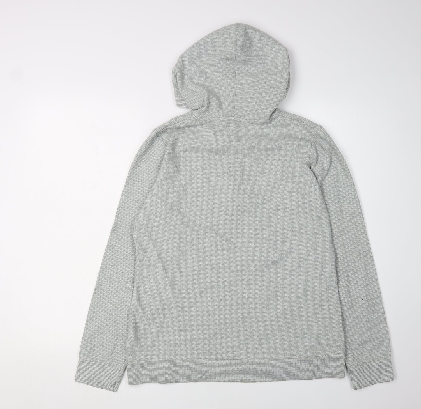 O'Neill Grey Henley Hoodie Unisex Adults Size 12