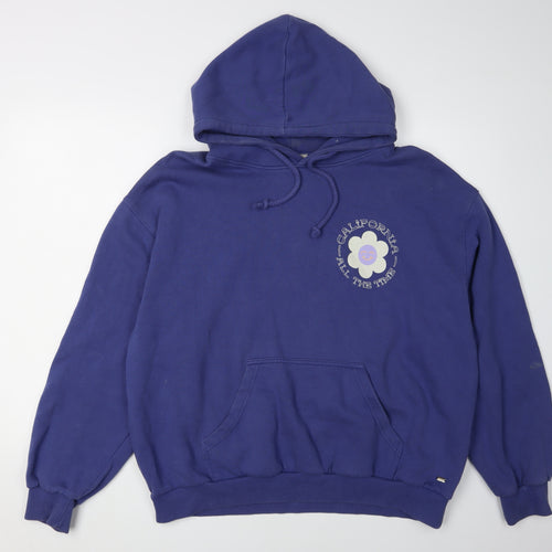 Pull&Bear Teens Blue Pullover Hoodie, Size 12