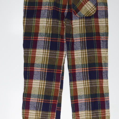 Fatface Men's Multicoloured Plaid Pyjama Pants L