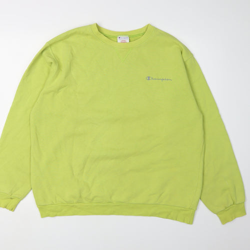 Champion Men's Green Pullover Sweatshirt L