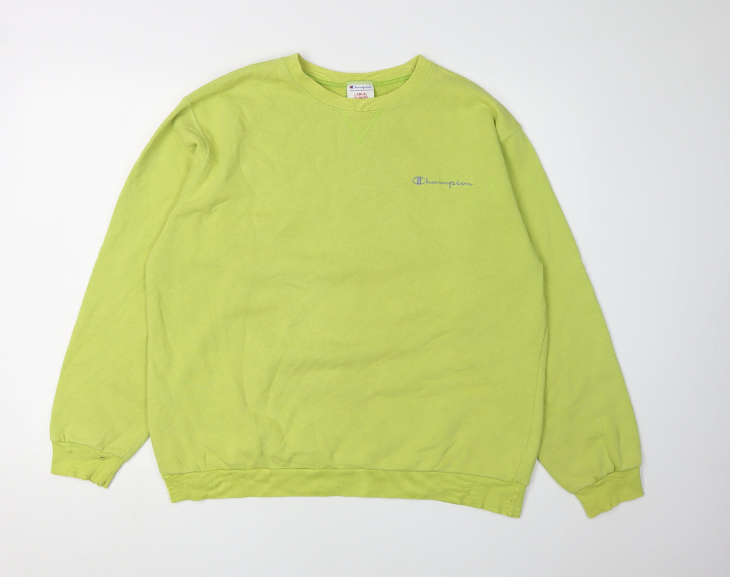 Champion Men's Green Pullover Sweatshirt L