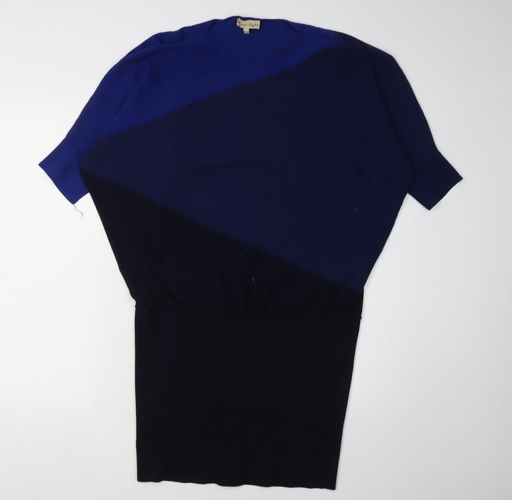 Phase Eight Women's Blue Colourblock Sheath Dress