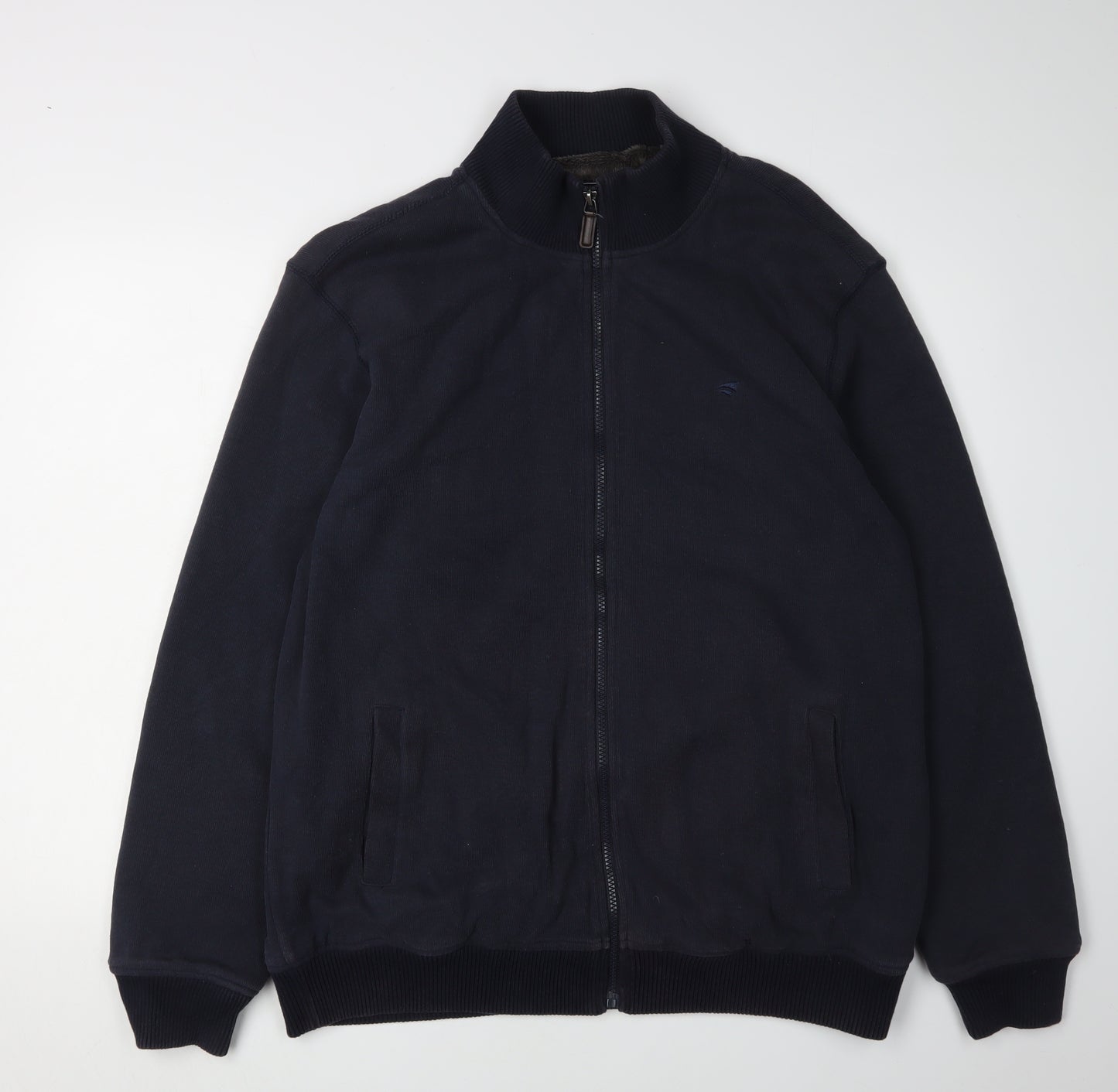 Stone Bay Men's XL Blue Full Zip Fleece Jacket