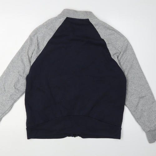 Adidas Women's Blue/Grey Full Zip Sweatshirt Size M