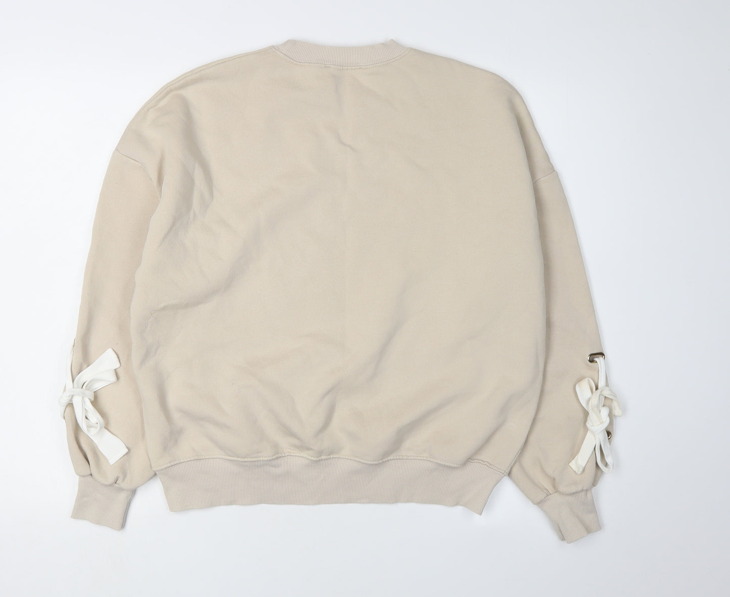 Mint Velvet Women's Beige Pullover Sweatshirt L