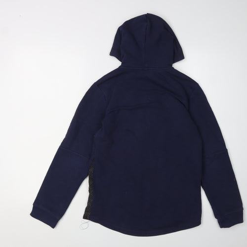 Puma Boys Blue Manchester City 1/2 Zip Hoodie 11-12 Yrs