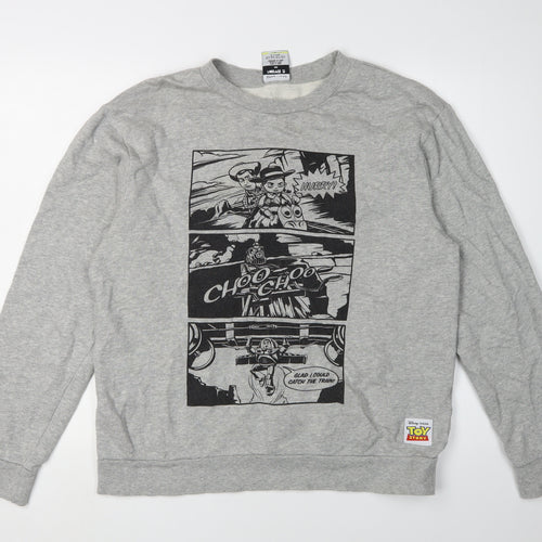 Forever 21 Men's Grey Toy Story Graphic Sweatshirt M