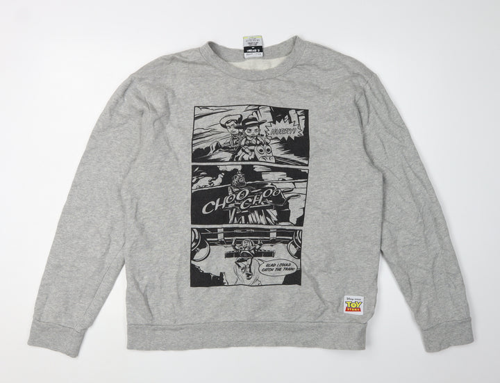 Forever 21 Men's Grey Toy Story Graphic Sweatshirt M