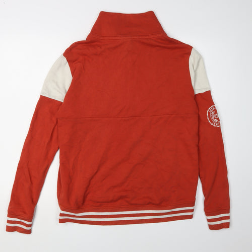 Victoria's Secret PINK Red 1/4 Zip Sweatshirt - Women S
